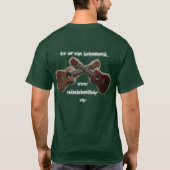 Ukulelen... es ist ein Lebensstille... T-shirt (Achterkant)
