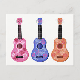 Ukuleles briefkaart
