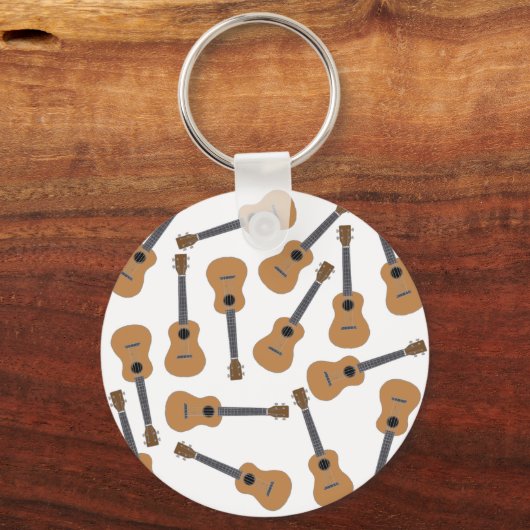 Ukuleles Uke Sleutelhanger (Voorkant)