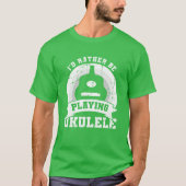 Ukulelist Quote retro T-shirt (Voorkant)