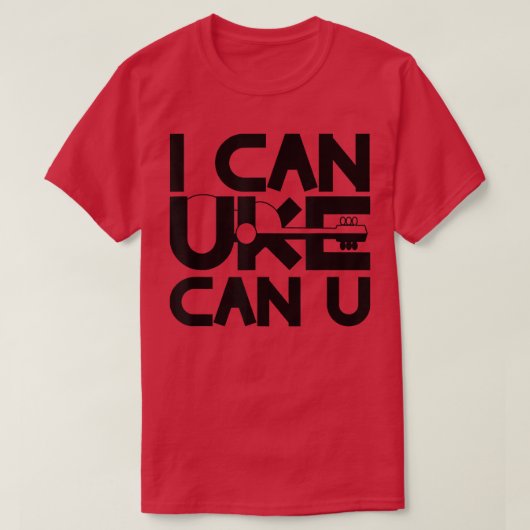 Ukulelist Retro Uke Music Hawaiian Guitar Ukulele T-shirt (Design voorkant)