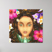 Ukuli'i ka Pua 40x40 Stretched Canvas Print (Voorkant)