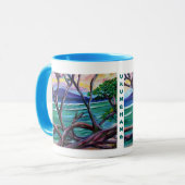 Ukumehame mug- Bomen bij Thousand peaks Mok (Voorkant links)