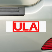 Ula Stamp Bumpersticker (Op auto)