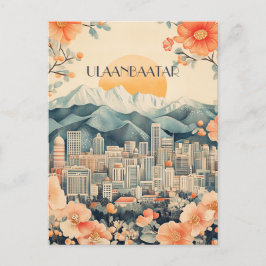 Ulaanbaatar Mongolië Reizen Briefkaart