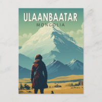 Ulaanbaatar Mongolië Reizen Kunst Vintage