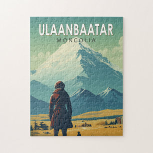 Ulaanbaatar Mongolië Reizen Kunst Vintage Legpuzzel