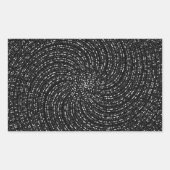 Ulam Spiral Rechthoekige Sticker (Voorkant)