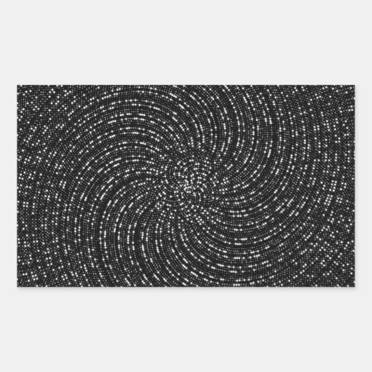 Ulam Spiral Rechthoekige Sticker (Voorkant)