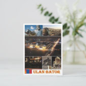 Ulan Bator - Mongolië - Mozaïek - Briefkaart (Staand voorkant)