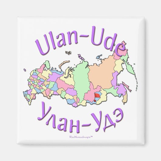 Ulan-Ude Rusland Magneet (Voorkant)