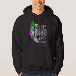 Ulceratieve Colitis Awareness Ribbon Support Gifte Hoodie