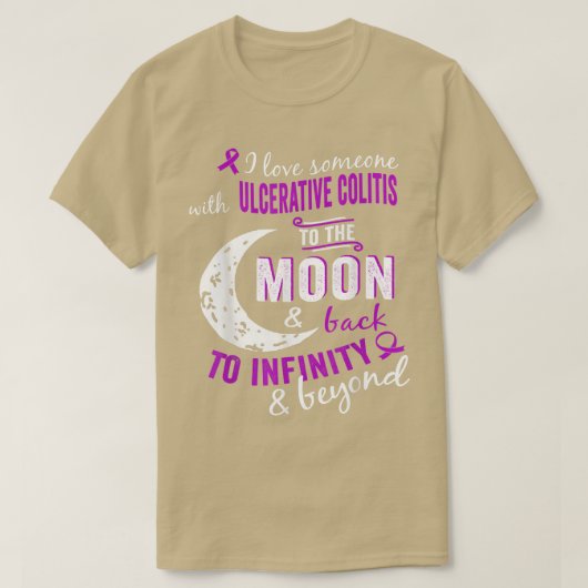 Ulceratieve    Colitis  T-shirt (Design voorkant)