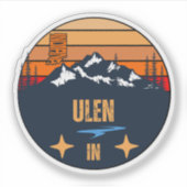Ulen, Indiana Sticker (Voorkant)
