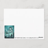 Uli Celestial Alien Mermaid Fae Dragon Briefkaart (Achterkant)