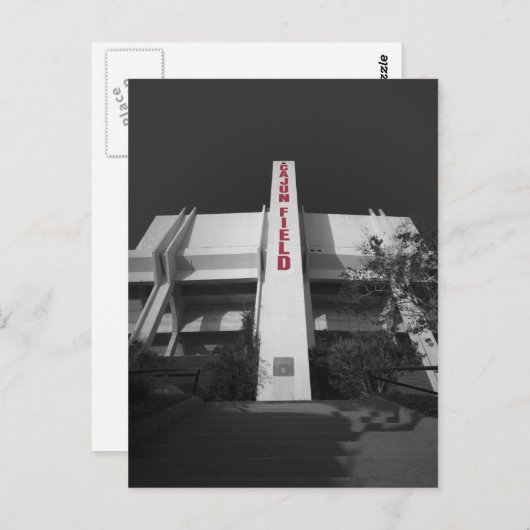 ULL Cajun Field Stadium Briefkaart (Voorkant / Achterkant)