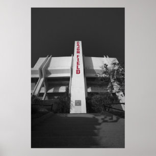 ULL Cajun Field Stadium Poster