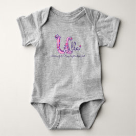 Ulla-naam en betekenis van babymeisjes kleding romper