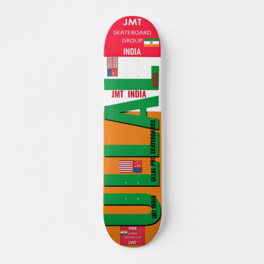 ULLAL JMT INDIA 7 3/4" Skateboard Deck (Voorkant)