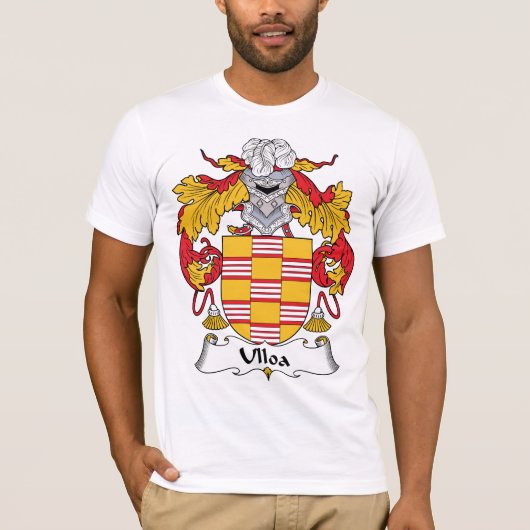 Ulloa Family Crest T-shirt (Voorkant)