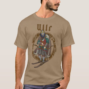 Ullr God van Archery Viking Gifts Hunting Ski T-shirt
