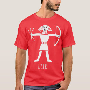 Ullr Norse Viking God van Archery Ski Hunting Wint T-shirt