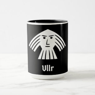 Ullr Old Norse Viking God van de Ski Archery Hunti Mok