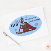 Ullr sneeuwgod Breckenridge Colorado stickers (Envelop)
