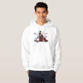 Ullr snow god Breckenridge Colorado hoodie (Voorkant volledig)