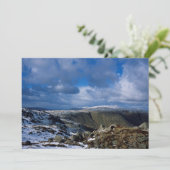 Ullscarf en Skiddaw Winter Holiday Card Feestdagenkaart (Staand voorkant)