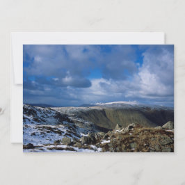 Ullscarf en Skiddaw Winter Holiday Card Feestdagenkaart