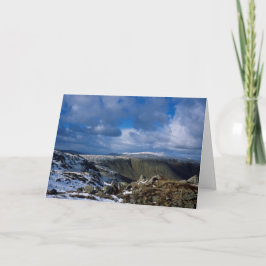 Ullscarf en Skiddaw Winter Holiday Card Kaart
