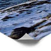 Ullscarf en Skiddaw Winter Holiday Card Poster (Hoek)
