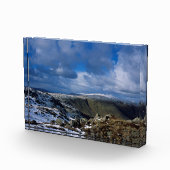Ullscarf en Skiddaw Winter Holiday Card Poster Fotoblokken (Rechts)