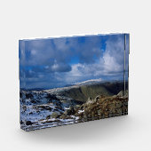 Ullscarf en Skiddaw Winter Holiday Card Poster Fotoblokken (Links)