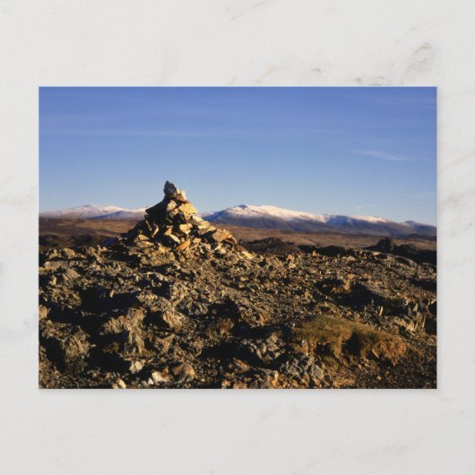 Ullscarf winter Lake District England Briefkaart (Voorkant)