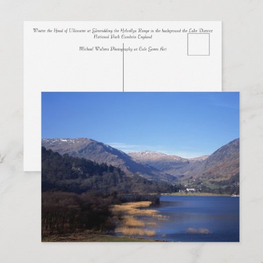 Ullswater Cumbria England Briefkaart (Voorkant / Achterkant)