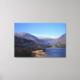 Ullswater Cumbria England Briefkaart Cushion Poste Canvas Afdruk
