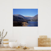 Ullswater Cumbria England Briefkaart Cushion Poster (Keuken)