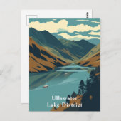 Ullswater, Lake District, Engeland Kunst Briefkaart (Voorkant / Achterkant)