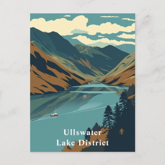 Ullswater, Lake District, Engeland Kunst Briefkaart (Voorkant)