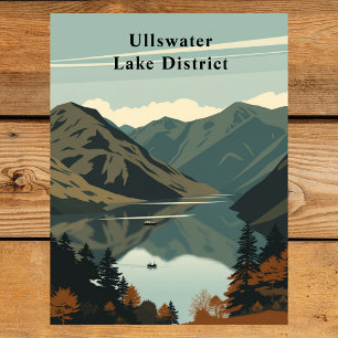Ullswater, Lake District, Verenigd Koninkrijk Reis Briefkaart