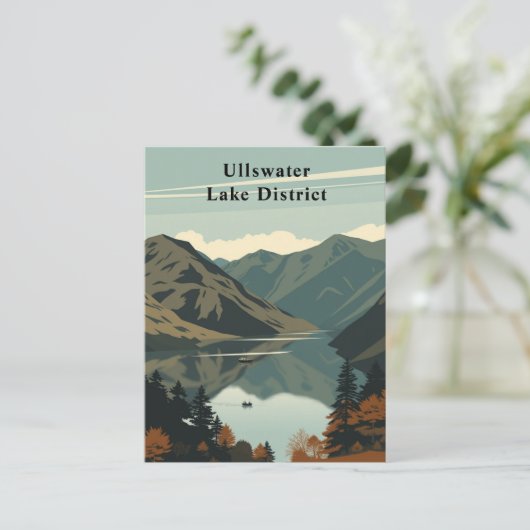 Ullswater, Lake District, Verenigd Koninkrijk Reis Briefkaart (Staand voorkant)