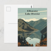 Ullswater, Lake District, Verenigd Koninkrijk Reis Briefkaart (Voorkant / Achterkant)