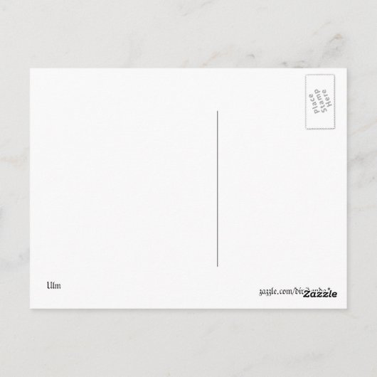 Ulm Briefkaart (Achterkant)