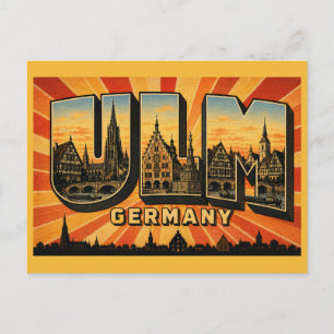 Ulm Duitsland Kathedraal Briefkaart