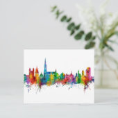 Ulm Germany Skyline Briefkaart (Staand voorkant)