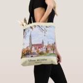 Ulm Minster Germany Schilderen door Farida Greenfi Tote Bag (Dichtbij)