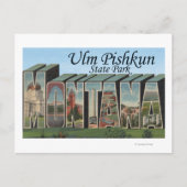 Ulm Pishkun State Park, Montana Briefkaart (Voorkant)
