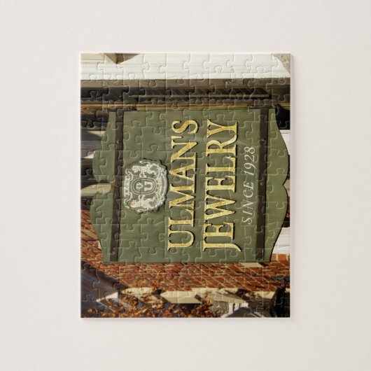 Ulman's Jewelry Store Sign, Fredericksburg Virgina Legpuzzel (Verticaal)